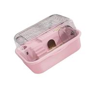 ZYKEJJDDAK Jaula para hámster con base extraíble, rueda de ejercicio silenciosa y diseño de doble capa para una fácil limpieza y hábitats cómodos, jaula desmontable para una fácil limpieza