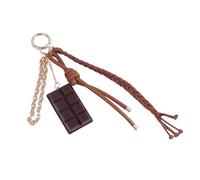 ZYKEJJDDAK Llavero con temática de comida contemporánea, decoración creativa, bolsa de cuerda trenzada, colgante, bolsa de regalo, accesorios, mochila multiusos, Q1872 5