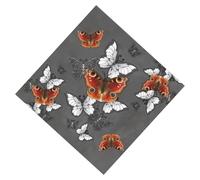 ZYKEJJDDAK Mantel de astrología con flores y calabaza, mantel de tarot, adivinaciones, altares, tela de adivinaciones, accesorios de juego de mesa, altares, tarot