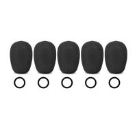 ZYKEJJDDAK Micrófonos de espuma con aislamiento de ruido para auriculares, micrófonos de haz, cubierta de espuma, almohadillas para los oídos