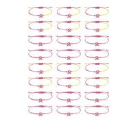 ZYKEJJDDAK Paquete de 24 pulseras trenzadas ajustables con cinta cómoda para la conciencia mórbida de pecho para mujeres, talla única, como se describe