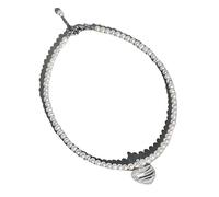 ZYKEJJDDAK Simple Loves - Collar estético de corazón, cadena de clavícula simple para mujeres y niñas, joyería de boda para fiestas, 36cm, Cristal de perlas de imitación, No es una piedra preciosa