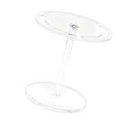 ZYKEJJDDAK Soporte acrílico para gafas de sol, rotación de 360 grados, rodamientos silenciosos, base pesada para estabilidad, evita que se vuelque, soporte acrílico para gafas, base giratoria, talla