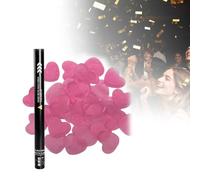 ZyKnaurral 25 cañones de Confeti Multicolor de 31,5 Pulgadas, para Celebrar Bodas, cumpleaños, graduaciones, inauguraciones, Aniversarios, Navidad y Nochevieja (2026). Heart