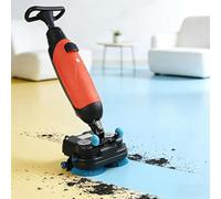 ZyKnaurral Fregadora De Pisos con Operador a Pie, Fregadora de Suelos Comercial, Cabezales De Cepillo Doble, Limpiadora De Pisos Eficiente para Baños De Oficinas, Escuelas Y Hospitales. Red