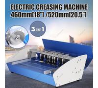 ZyKnaurral Máquina Plegadora Eléctrica 3 En 1 - Perforadora Y Marcadora De Alta Resistencia para Papel, Fotos Y Menús - Multifunción De 460/520 Mm para Acabados Y Manualidades Profesionales 460MM