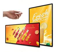 ZyKnaurral Pantalla Publicitaria De Señalización Digital-Reproductor Multimedia Publicitario Comercial para Marketing En Centros Comerciales, Pantalla LCD para Póster Integrada En La Pared 50inch