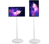 ZyKnaurral Tableta Portátil De 32", Monitor Táctil con Soporte sobre Ruedas, TV Inteligente Rodante con Pantalla Táctil Inalámbrica, Cámara Web De 8 MP Y Rotación Completa. 32inch-8+128G