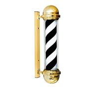 Zykuosus Luz LED para poste de barbero, impermeable, letrero giratorio de ahorro de energía para montaje en pared de tienda