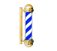 Zykuosus Luz LED para poste de barbero, impermeable, letrero giratorio de ahorro de energía para montaje en pared de tienda