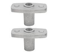 ZYLARUM 2 Pack Top Mount Oar Lock Socket for 1/2 Inch Shank | Steady Rowlock Holder Stops Wobble | Universal Boat Oarlock Socket for Saltwater/Kayaks/Dinghies