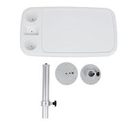 ZYLARUM Adjustable Height RV Table & Base Set | 460-700mm Detachable Boat Table for Caravan/Yacht/Pontoon Deck | 2 Cup Holder & Storage Slot, Protective Aluminum Legs