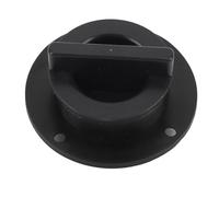 ZYLARUM Boat Deck Drain | High Toughness ABS Marine Drain Scupper | Sandproof Threads for Yachts/Speedboats/Kayaks | Easy Unscrew Cap for Bilge & Bathroom Drainage (Black)
