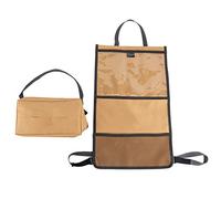 ZYLARUM Car Backseat Organizer | Multi - Pocket Storage Bag & Hanging Tissue Box Set | Universal Fit for Cars/SUVs/Trucks | Weather - Proof Nylon, Left & Right Side