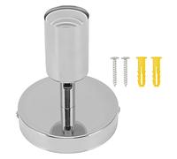 ZYLARUM E27 E26 Wall Lamp Socket | 180 Degree Adjustable Iron Base for Bedroom/Living Room/Vanity | Easy Install Modern Wall Illumination Holder (Plata)