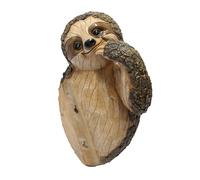 ZYLARUM Handmade Sloth Garden Statue | Realistic Tree Hanging Decoration | Weatherproof Outdoor Sculpture for Garden/Patio/Yard | Environmentally Conscious Animal Ornament