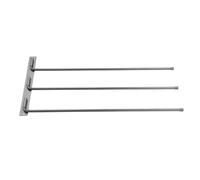 ZYLARUM Horse Saddle Blanket Rack 3 Bar | Wall Mounted Swings Out for Easy Access | Heavy Duty Horse Pad Holder for Storing Gear/Stables | 180 Degree Swing Out, Iron Brackets