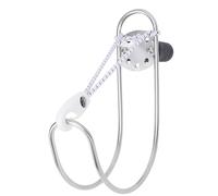 ZYLARUM Stainless Steel Life Buoy Holder | Mirror Polished Bracket for 22-25mm Rail | Secure Boat/Yacht/Marine Essential Mounting | Fits Round & Horseshoe Rings