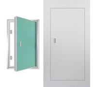ZYLDDS Panel De Acceso para Paneles De Yeso con Manija, Puerta Oculta con Orificio para Pintar Y Marco De Aluminio, Puertas De Inspección Empotradas para Cableado Y Electricidad. 14x20in/35x50cm