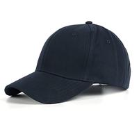 Zylioo Gorra de béisbol de gran tamaño XXL, sombreros de cabeza grande para hombre, sombreros grandes para papá, gorra estructurada de corona alta, ajustable, de 22 a 25.5 pulgadas, Azul marino,