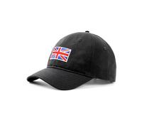 Zylioo Gorra de béisbol extragrande XXL, 100 % algodón, gorra de béisbol grande para cabezas grandes de 23.5 a 25.5 pulgadas, gorra ajustable lisa para papá, Bandera negra, XX-Large