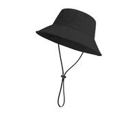 Zylioo Sombrero de sol de enfriamiento XXL para cabezas grandes, sombrero grande ajustable, sombrero de ala ancha moldeable para senderismo, pesca, viajes, Negro, Large-X-Large