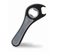 Zyliss Abridor de 5 vías - tapas giratorias, tapas de botellas, tapas de pop-tops y tapas de frascos - Accesorio de cocina esencial para una fácil apertura de tarros, botellas y latas, accesorios de