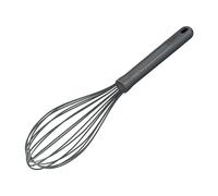 Zyliss Batidor de Mano Grande, Silicona, Mango de Paja de Trigo Sostenible