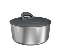 Zyliss Centrifugadora de Ensaladas Easy Spin de Acero Inoxidable Pequeña, 3.5L, Secador de Lechuga con Cuerda de Tirar, Botón de Freno, Base Antideslizante, Apta para Lavavajillas, Libre de BPA