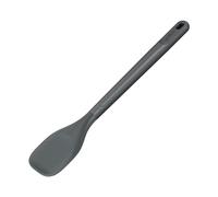 Zyliss Cuchara/Espátula Cocina Promedio, Paja de trigo Sostenible/Silicona, Cuchara de Cocina/Espátula, Utensilio de Cocina, Cabezal de Dilicona resistente al Calor, Gris, 29 cm