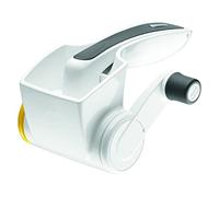 Zyliss E900010 Rallador de Queso de Tambor Rotativo Clásico, Plástico/Acero inoxidable, Blanco/Gris, Molinillo de Queso Manual con Mango Giratorio, Apto Para Lavavajillas