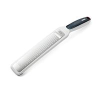 Zyliss E900033 Smooth Glide Rallador de Raspador, Plástico/Acero inoxidable, Blanco/Gris, Rallador Manual con Mango, Apto Para Lavavajillas
