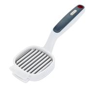 Zyliss E900046 Cortadora Rápida de Verduras, Plástico/Acero inoxidable, Blanco/Gris, Rebanador de Verduras Manual con Mango, Apto Para Lavavajillas