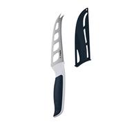 Zyliss E920219 Comfort Cuchillo Queso, 12cm, Acero Inoxidable Japonés, Mango Gris Oscuro/Blanco, Cuchillo para Servir Queso, Apto Para Lavavajillas