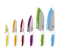 Zyliss E920242 Comfort Juego de Cuchillos de 6 Piezas, Acero Inoxidable Japonés, Multicolor, Set de Cuchillos de Cocina, Apto Para Lavavajillas