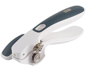 Zyliss E930043 Lock & Lift Abrelatas Manual, Plástico/Acero inoxidable, Blanco/Gris, Latas Abiertas, Abrelatas Magnético, Apto Para Lavavajillas