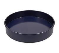 Zyliss E980196 Molde Tarta Antiadherente Redondo con Base Desmontable, 23cm, Acero Al Carbono, Azul Oscuro, Molde de Horno para Tartas y Pasteles Duradero, Apto Para Lavavajillas