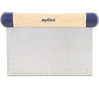 Zyliss E980213 Rasqueta Panadero, Madera/Acero Inoxidable, Plata/Natural/Azul, Raspador de Mesa para Masa, Madera de Origen Responsable