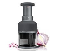 Zyliss Zick Zick 3 - Picador manual de alimentos, cortador manual de verduras y cortador de verduras con hoja de acero inoxidable, para verduras, cebollas, nueces, hierbas y más