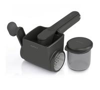 Zyliss Rallador de Queso Profesional con Contenedor, Acero inoxidable/Plástico, Rallador Cocina Manual con Manivela per Queso, Verduras, Chocolate, Nueces, Apto para lavavajillas, Garantía de 5 años