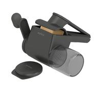Zyliss Rallador de Queso Profesional con Contenedor, Acero inoxidable/Plástico, Rallador Cocina Manual con Manivela per Queso, Verduras, Chocolate, Nueces, Apto para lavavajillas, Garantía de 5 años