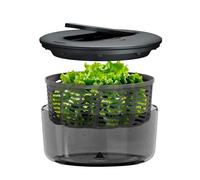 Zyliss Swift Dry Centrifugadora de Ensalada Pequeña 3,5 L, Escurridor Verduras, Sin BPA, Base antideslizante, Tecnología AquaVent, Botón de parada, Apta para lavavajillas