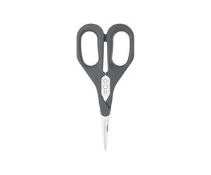 Zyliss Tijeras de Hierbas 16 cm, Deshojador integrado, Acero inoxidable, Mango ergonómico, Para hierbas y bonsái, Tijeras de cocina multiuso, Color Gris