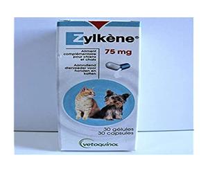 ZYLKENE Boîte de 30 gélules Vetoquinol - 75 mg - Pour chat et petit chien