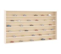 zylophax Vitrina de Madera contrachapada con 6 estantes para Pared, 100x9x55 cm, Organizador Modular para salón Comedor Dormitorio, Soporte para exhibir Libros Plantas y Juguetes