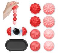 Zyluniy 8 Bolas magnéticas antiestrés para Adultos, Bolas de Sensor magnético como Juguetes sensoriales, Bolas de estrés con Funda de Silicona (Apto para Adultos o Personas a Partir de 14 años)