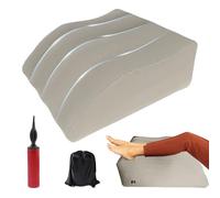 Zyluniy Almohada para Piernas Hinchable con Bomba, Cuña Elevadora para Mejorar la Circulación, Reducir Hinchazón y Aliviar Dolor de Espalda, Portátil para Dormir, Post-Operatorio y Embarazo