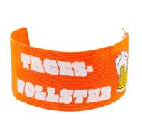 Zyluniy Brazalete Capitan Oktoberfest, Brazalete de Capitán Naranja Ajustable Brazalete Capitan de Mesa Boda para Decoración Oktoberfest Fútbol y Rugby Varios Deportes