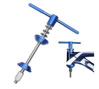 Zyluniy Herramienta de prensado para Bicicleta, Kit de Prensa de rodamientos para Bicicleta, Extractor Taza Horquilla, Herramienta Montaje/desmontaje para dirección y Caja pedalier - Azul
