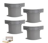 Zyluniy Sujetador de Sábanas Bajeras, Pack 4 Esquineros para Sábanas Resistentes, Sheet Lock Antideslizante, Sujeta Sábanas Bajeras Esquina con Soporte de Presión, Compatible con Todas Las Camas